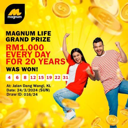 RM1,000 daily for 20 years – businessman wins Magnum Life Grand Prize
