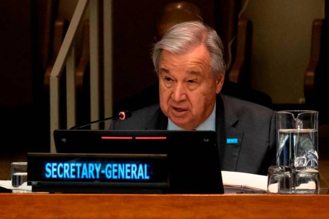 UN Secretary-General, Antonio Guterres. - AFPPIX