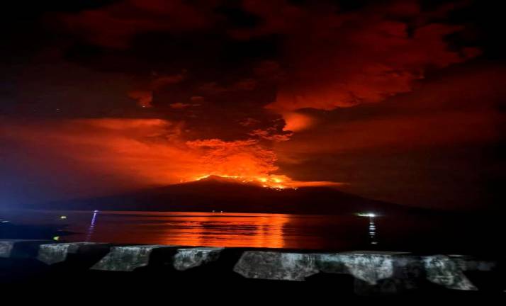 - AFP PHOTO /Center for Volcanology and Geological Hazard Mitigation (PVMBG)