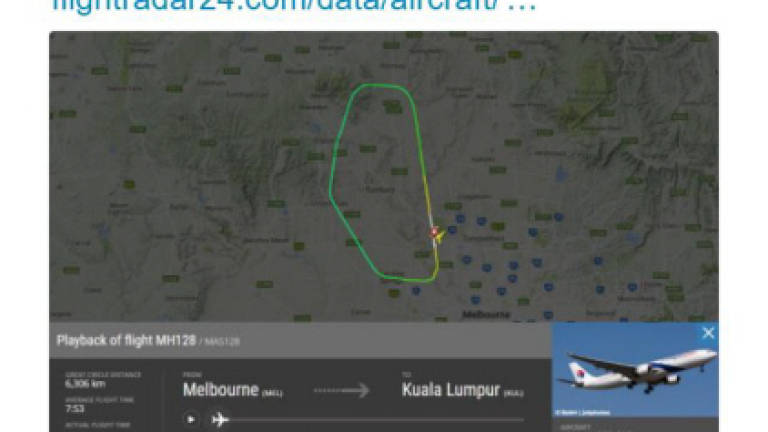 MAS flight returns to Melbourne airport due to disruptive passenger (Updated)