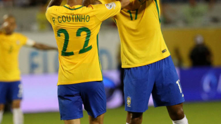 Coutinho hat-trick as Brazil crush Haiti