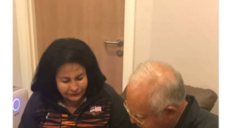 Najib, wife blessed with grandson