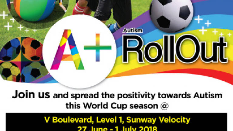 Autistic children feted to football fun at Sunway Velocity