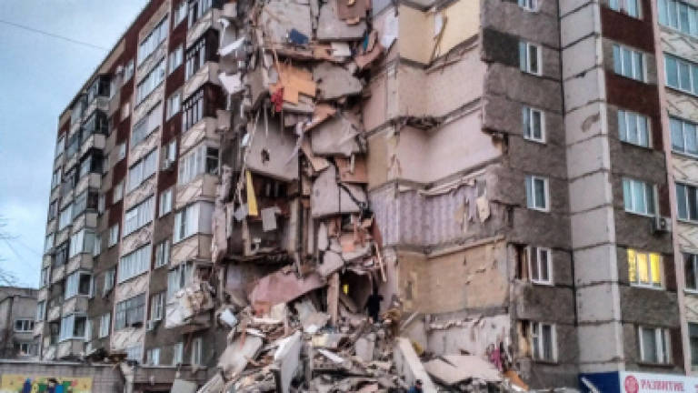'Dead, injured' as 9-storey building collapses in Russia