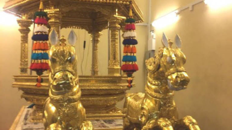Golden chariot to make appearance at Thaipusam