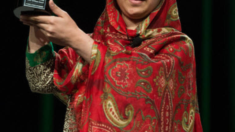Pakistan's Malala receives US Liberty Medal