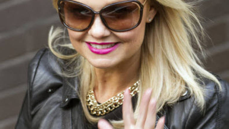 Emma Bunton is proud of her pigtails Emma Bunton is proud of her pigtails