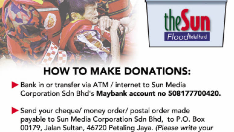 theSun launches flood relief fund