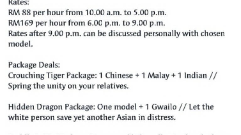 Rent a partner for CNY