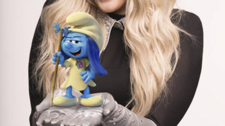 Meghan Trainor lends her voice to the Smurfs