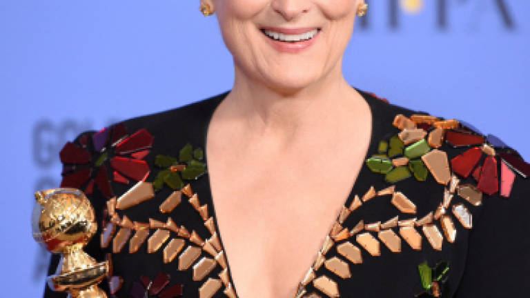 Screen legend Streep takes on Trump at Golden Globes