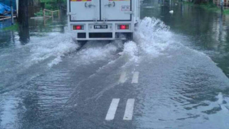 Penang hit by flashfloods after morning downpour