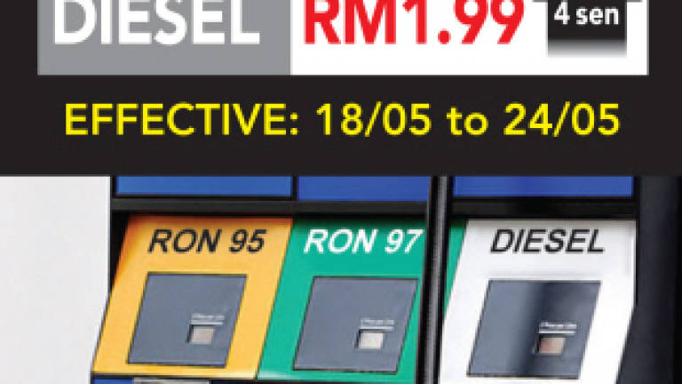 Fuel prices up from May 18 to May 24
