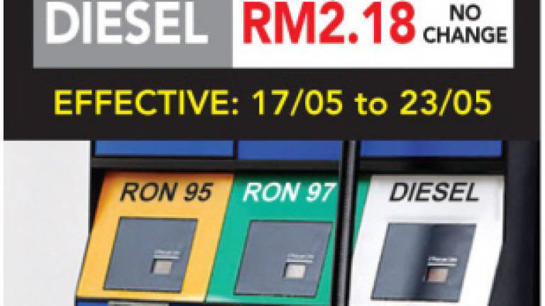 Fuel pump prices unchanged