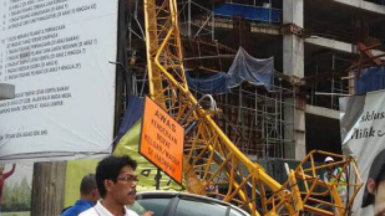 Crane collapse: DOSH sues stop-work order