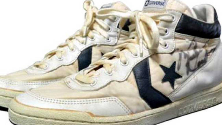 Sneakers worn by Michael Jordan fetch a record US $190,000 (RM 810,359)