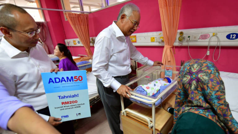 PM Najib hopes ADAM50 will encourage higher birth rate