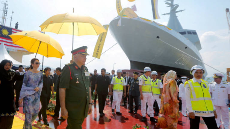 Tuanku Zara launches RMN's first littoral combat ship