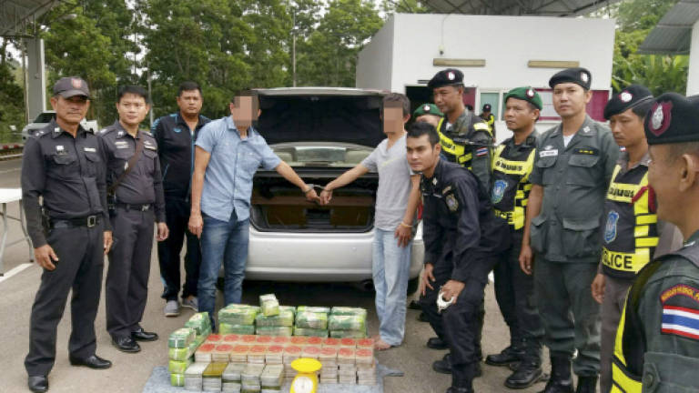 Two M'sian drug couriers caught in Thailand