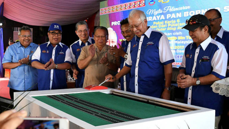 Najib launches sixth work package of Pan Borneo Highway