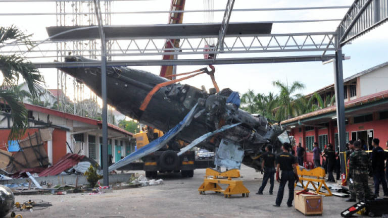 Nuri helicopter removed from crash site Nuri helicopter removed from crash site
