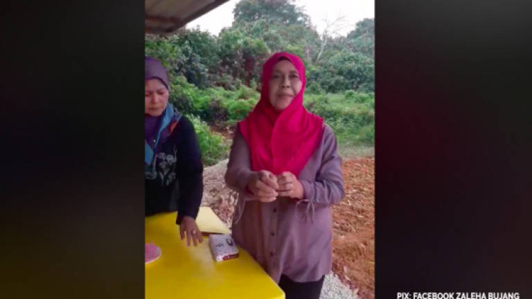 Jasin Wanita Umno chief donates gold bangle for Najib's fund