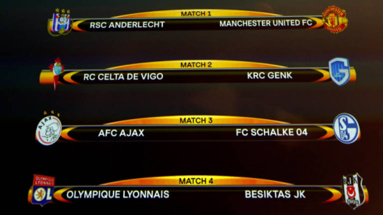 Man United draw Anderlecht in Europa League last eight