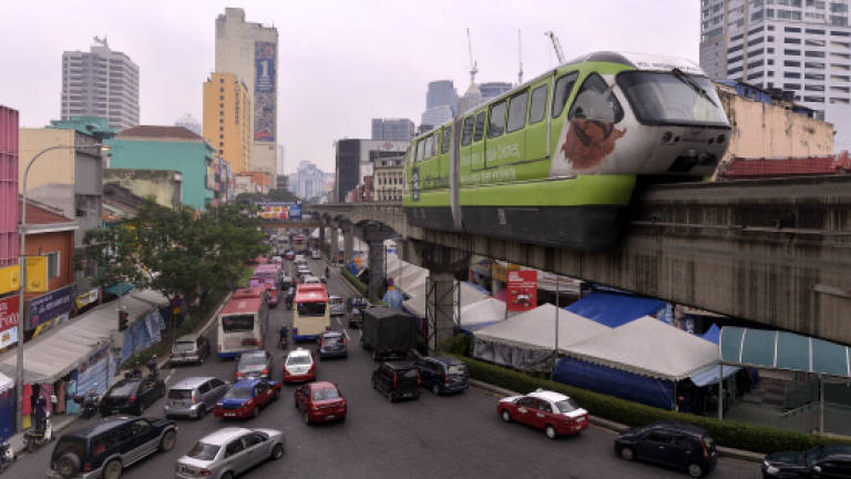 Rapid Rail grounds monorail four-car train sets for safety reasons