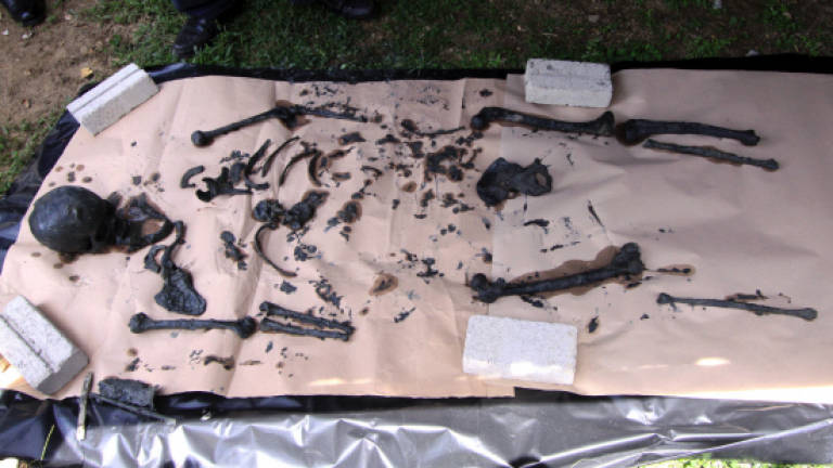 Human skeleton found in sewage tank