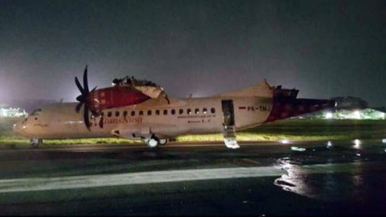 Planes collide on Indonesian runway, no casualties