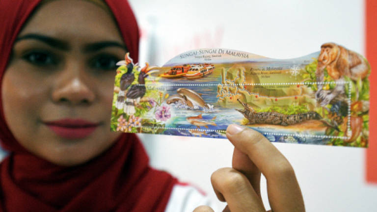 Pos Malaysia issues stamp series on Malaysia's 3 longest rivers