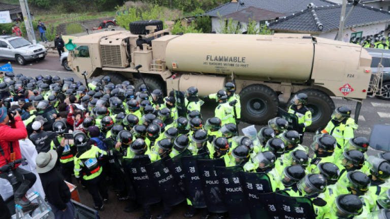 US THAAD missile defence equipment enters South Korea site: Yonhap