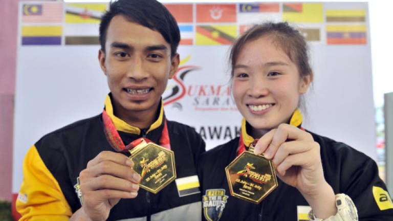 Muhammad Syafiq put aside yesterday's poor dive to capture gold medal