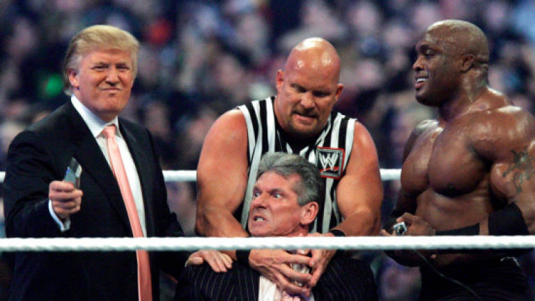 Smackdown! Trump's insult act comes from pro wrestling hype