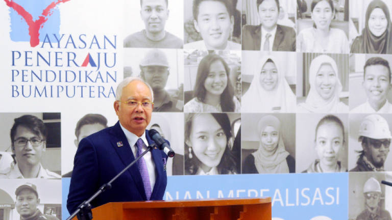 Yayasan Peneraju has developed 10,000 Bumiputera talents so far: Najib