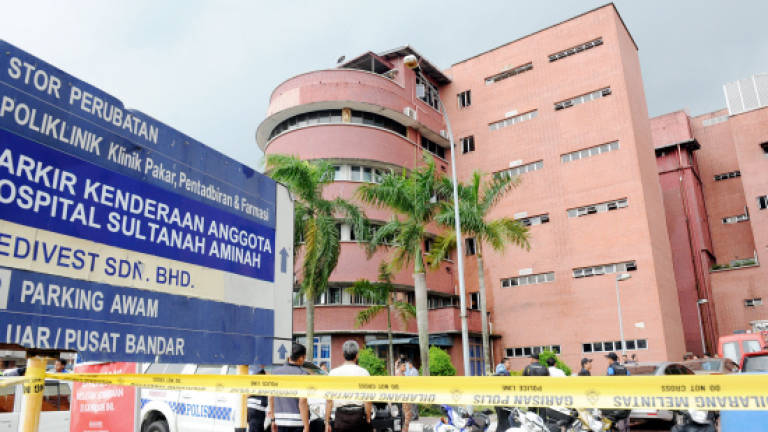 Fire dept takes samples from ICU for analysis