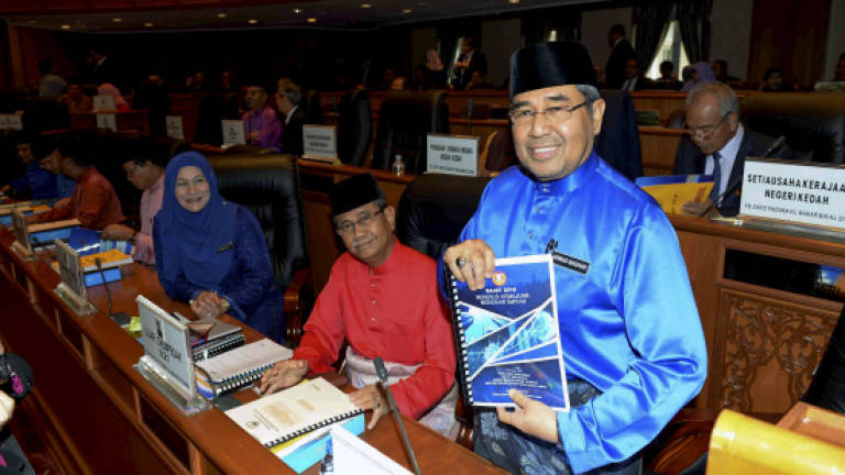 Kedah tables RM1.38b budget for 2018
