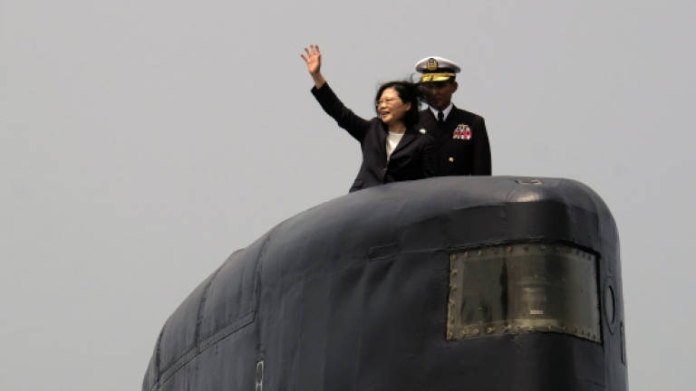 Taiwan launches submarine project in face of China threat