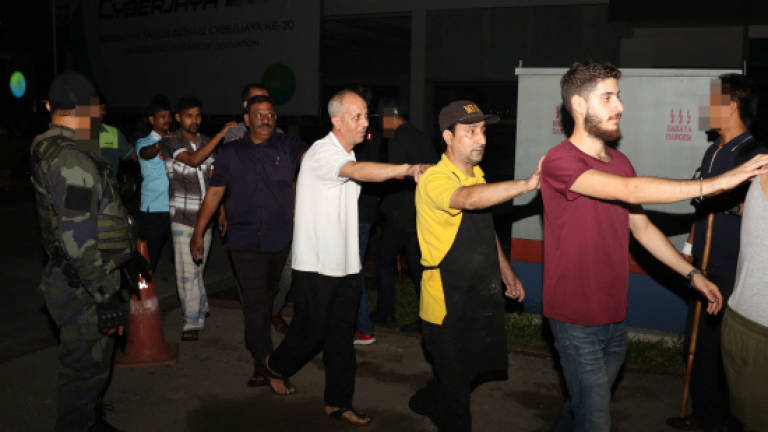 290 foreigners detained in second anti-militancy operation