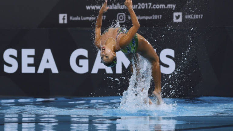 Malaysia fail to defend duet technical routine gold
