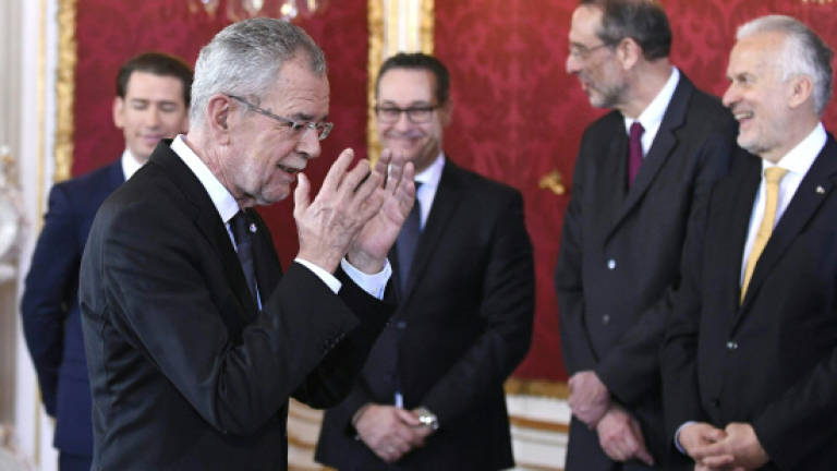 Austrian far right sworn into new government
