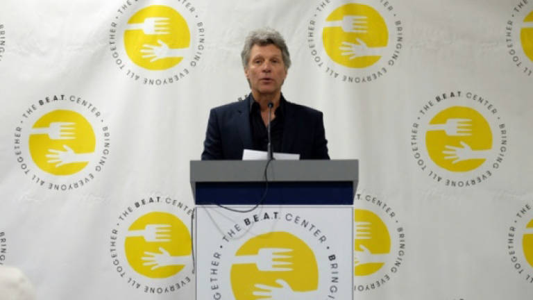 Bon Jovi opens hunger centre near home