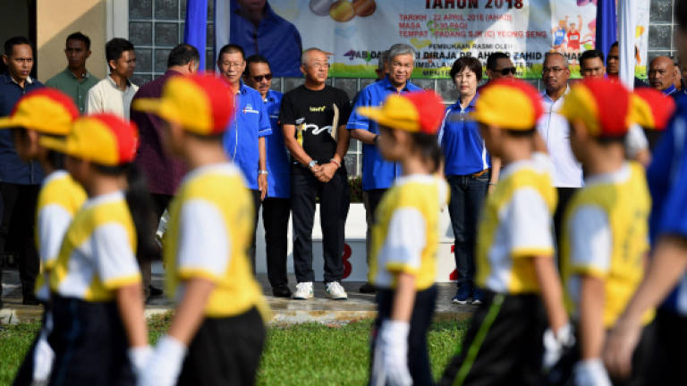 Zahid calls for fostering unity at primary school level