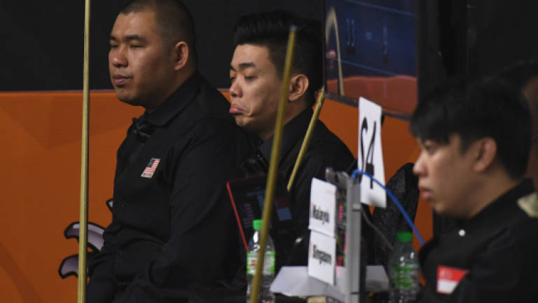 Singapore pair secure men's doubles gold in snooker