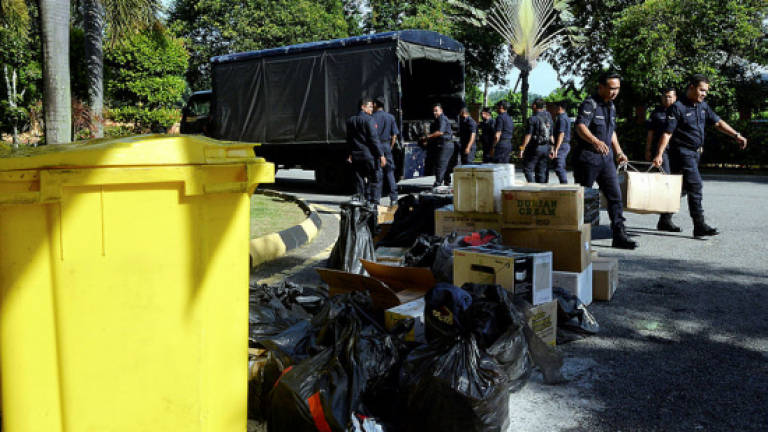 Perak police destroy over 190kg of drugs