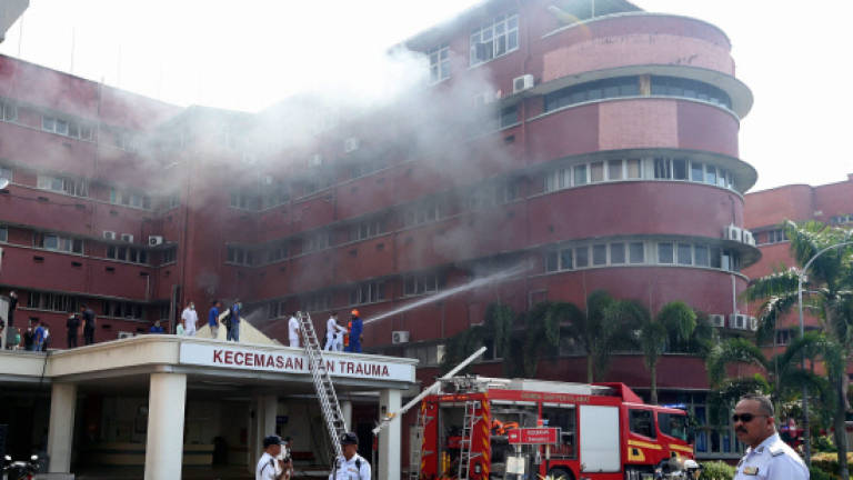 Light capacitor burning up cited as a cause of Johor Hospital fire