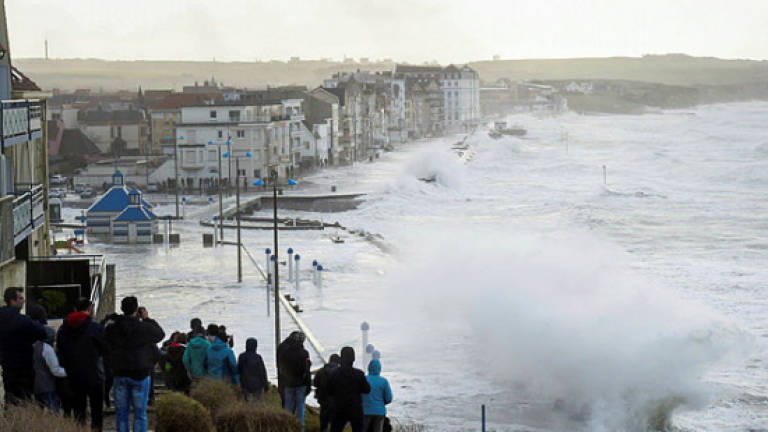 Storm Eleanor forces swathes of Europe to hunker down