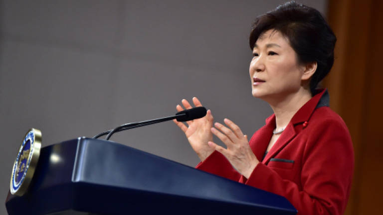 South Korea's Park says open to summit with N Korea's Kim
