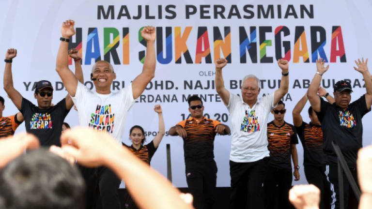 Sports the best way to foster unity in multiracial society: Najib
