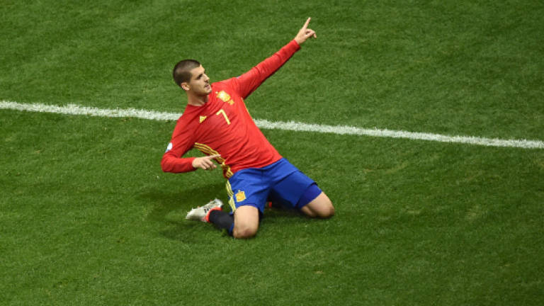 Morata double boosts Spain hopes of Euro treble